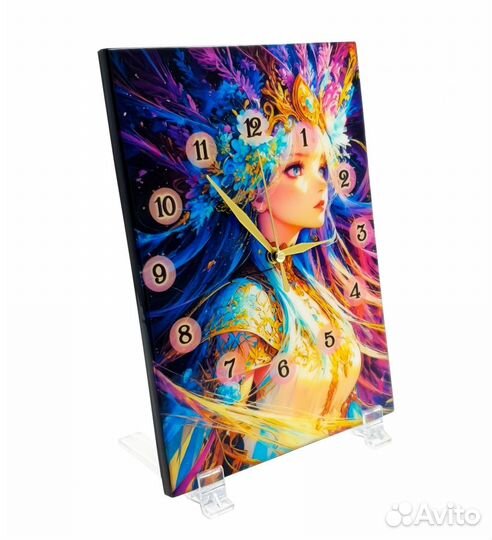 Декоративные часы краски