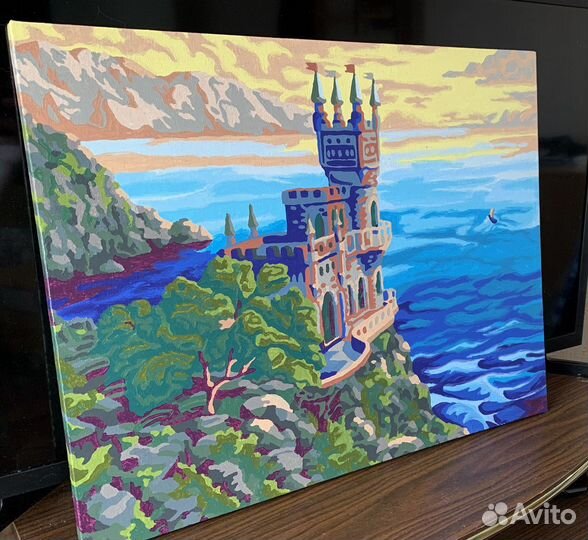 Картина по номерам готовая