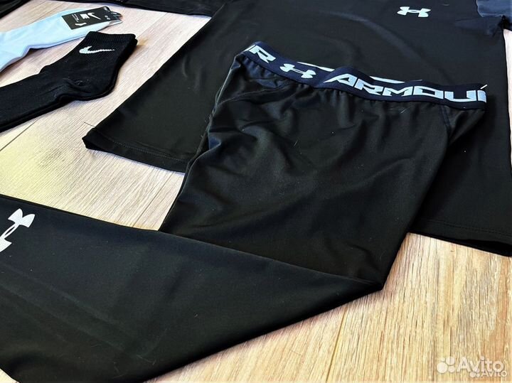 Рашгард Under Armour Black - 5/1, 2/97