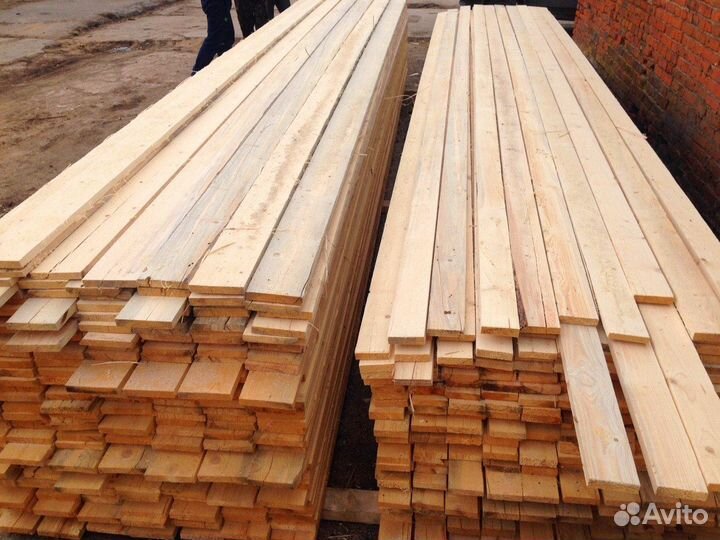 Доска от производителя, сосна 25х100х6000мм