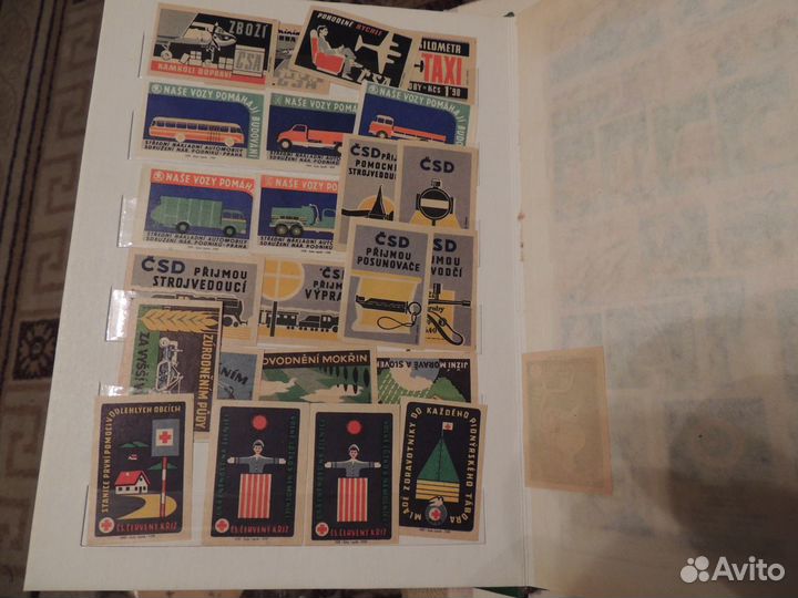 Этикетки от спичек СССР и соцстран 2 кляссера