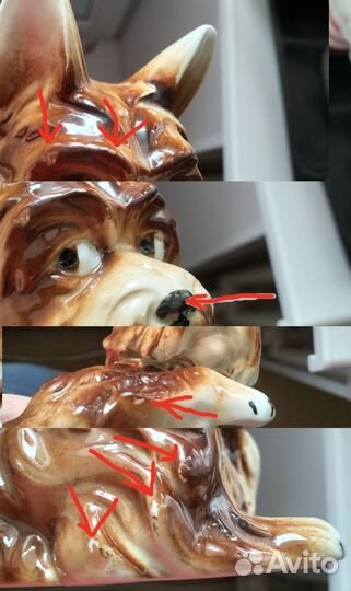 Фарфоровая статуэтка собака скотч-терьер