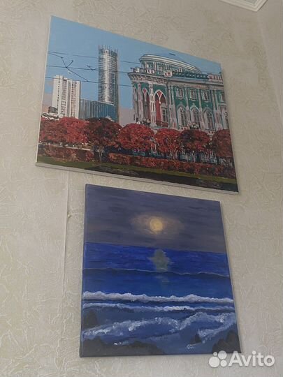 Готовые картины по номерам