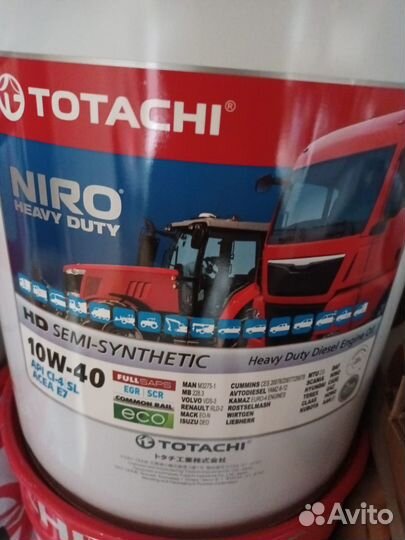 Масло 10w40 totachi