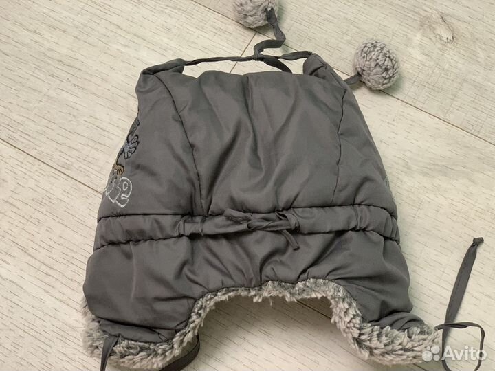 Шапка ушанка зимняя детская