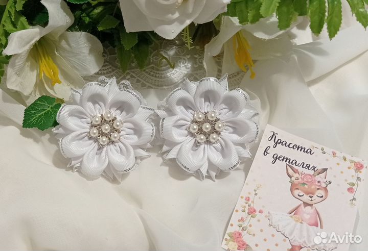 Бантики для волос, школьные банты