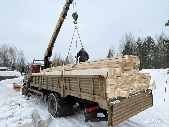 Доска обрезная сосна