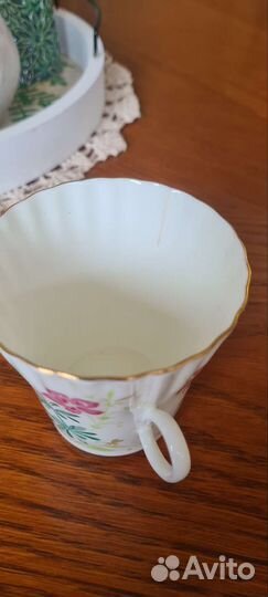 Чашка костяной фарфор лфз Комарики