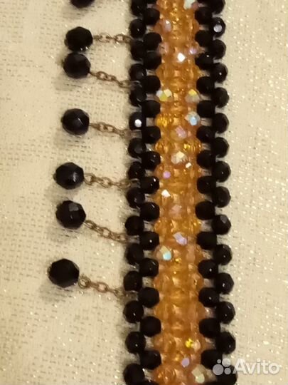 Красивый аксессуар Чехия Аврора Бореалис винтаж