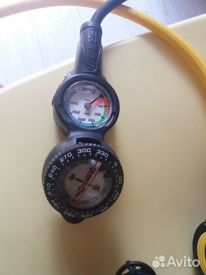 Регулятор Aqualung Mikron BlueLady+октопус+консоль