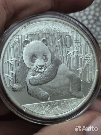 Серебряная монета Панда