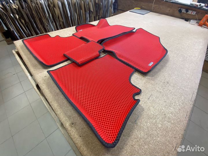 EVA Ева Эва коврики с бортами 3D в авто