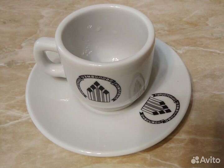 Кофейный сервиз на 6 персон, фарфор