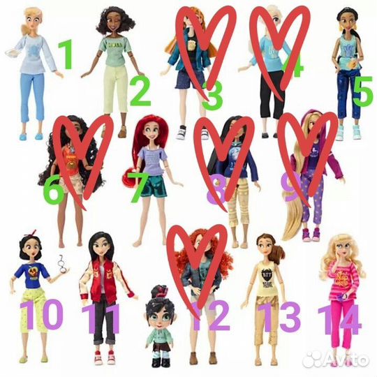 Ральф против интернета,Дисней куклы