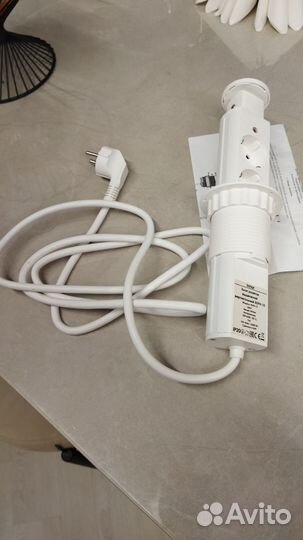 Розетки выдвижные тройные встраиваемые