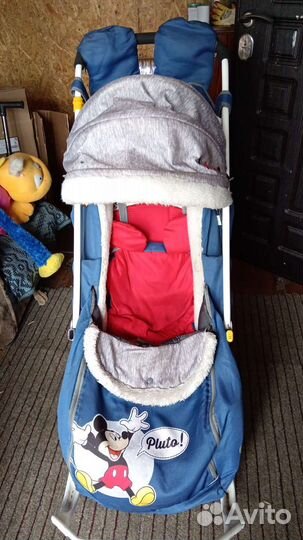 Санки коляска ника