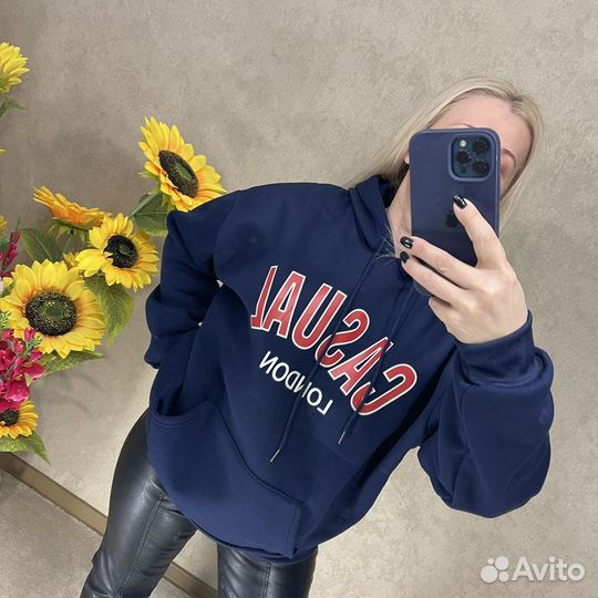 Толстовка (тонкий флис) р:46-50 единый