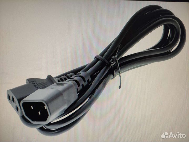 Компьютерный кабель питания много
