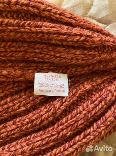 Комплект шапка и шарф