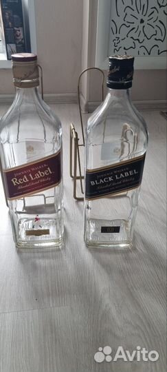 Бутылка из под виски качели 3л