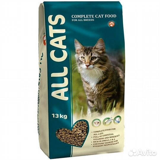 Сухой корм для кошек All Cats 13 кг
