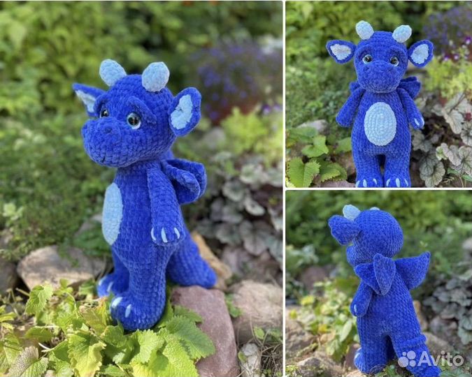 Мягкая игрушка динозавр