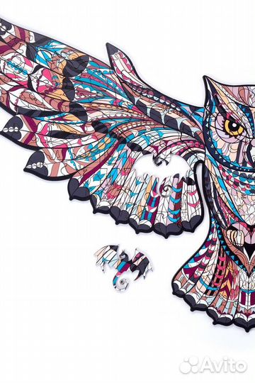 Деревянный пазл Лесная сова (M/180) (Chapa), детал