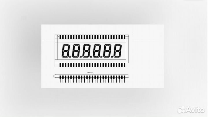 Блок индикации на индикаторах ЖК