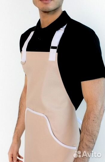 Китель поварской мужской черный оптом