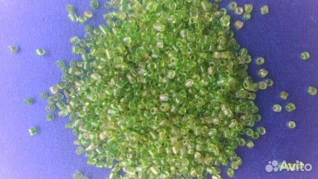 Бисер, большая упаковка 300 грамм, стразы