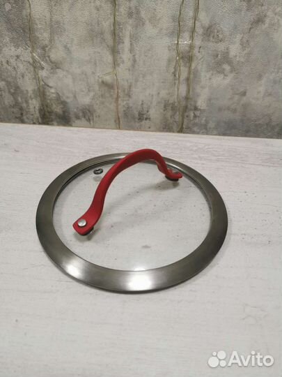 Крышка стеклянная с ручкой 17 см