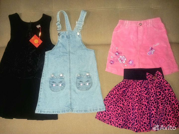 Детские вещи для девочки 110-122