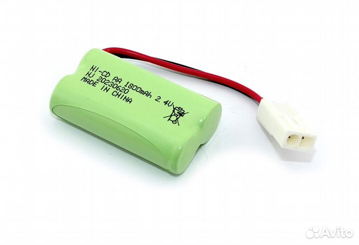 Акб Ni-Cd 2.4V 1800mah AA Flatpack EL-2P plug