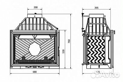 Топка чугунная kawmet W11
