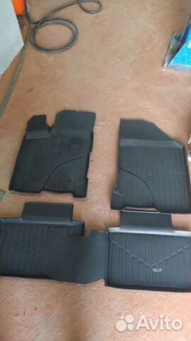 Автомобильные коврики резиновые лада веста