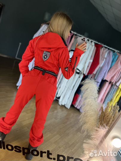 Комбинезон облегченный на мембране красный