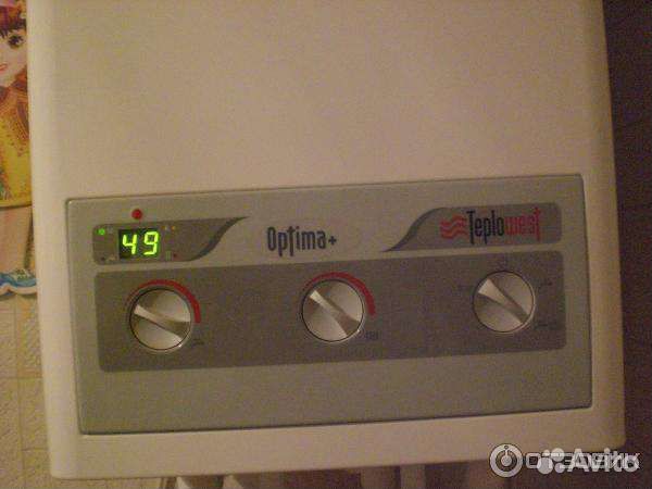 Газовый котел Teplowest Optima+ бу На запчасти
