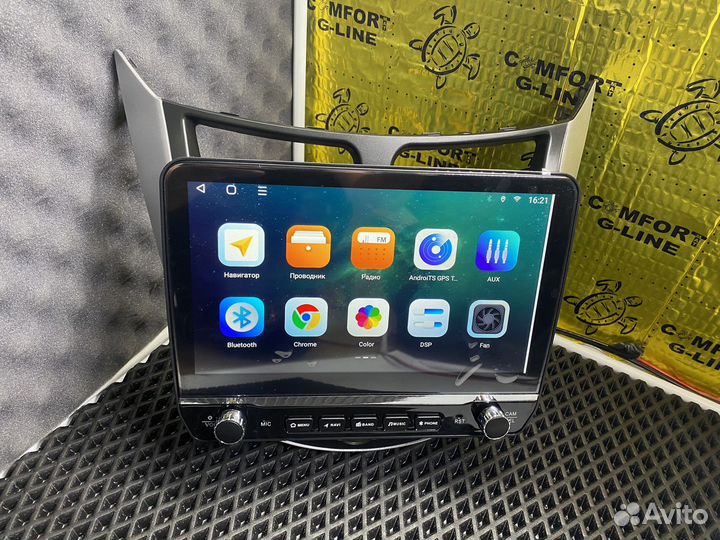 Магнитола с крутилками на Huyndai Solaris