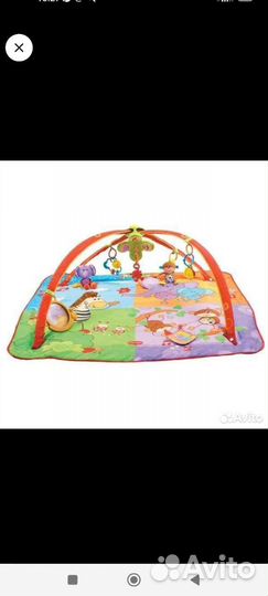 Развивающий коврик tiny love разноцветное сафари