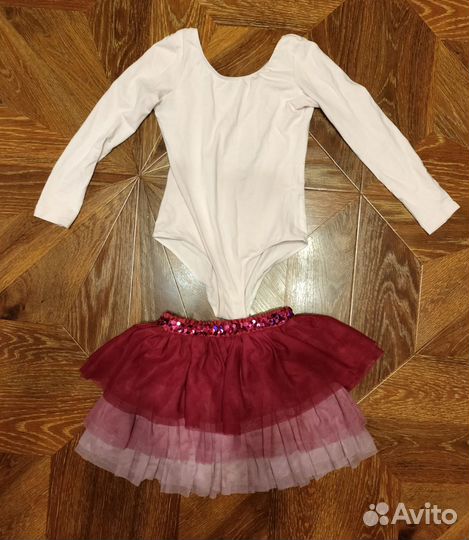 Купальник для гимнастики 134-140 пакетом