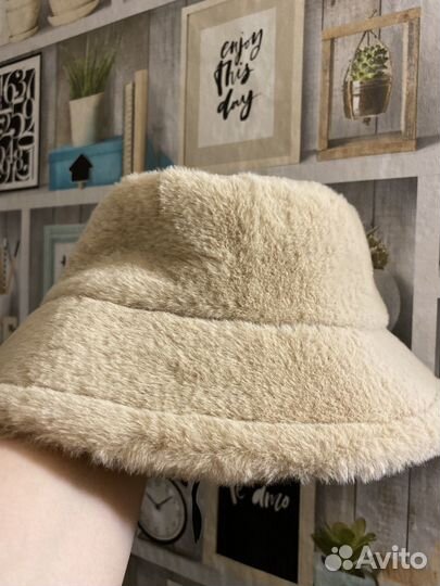 Теплая меховая панама