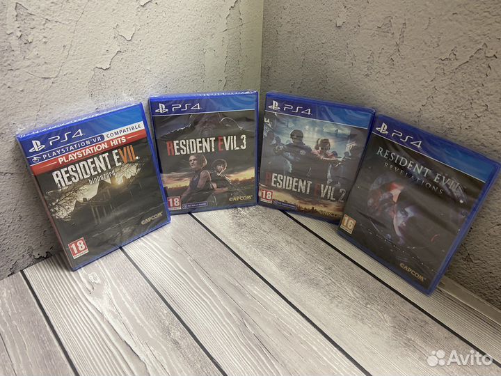 Новый/Resident Evil 2,3,7 для ps4/5+доставка