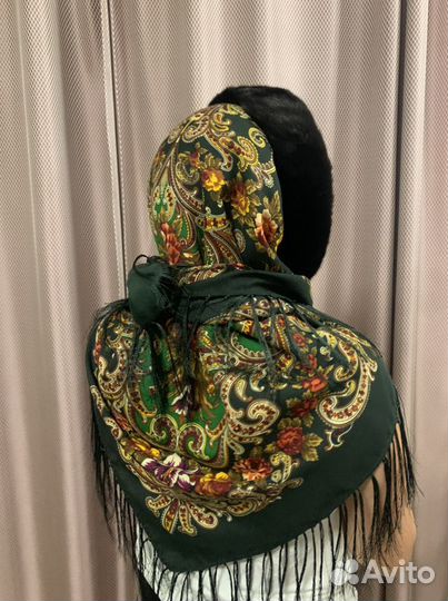 Платок шаль с норкой