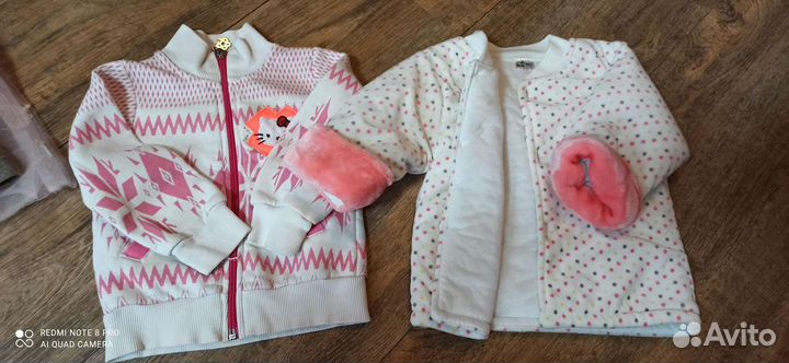 Одежда для девочки пакетом 86 92 фирменная