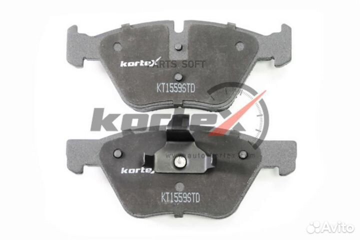 Kortex KT1559STD Колодки торм. к/кт