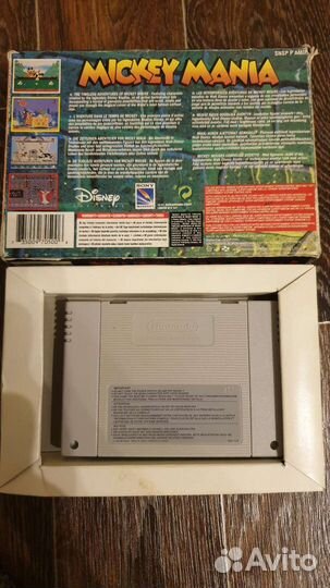 Картридж для Super Nintendo с игрой 