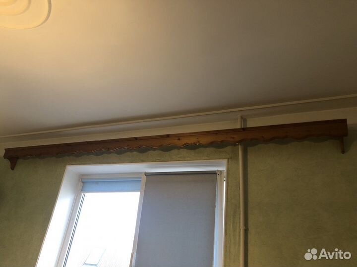 Карниз для штор деревянный бу