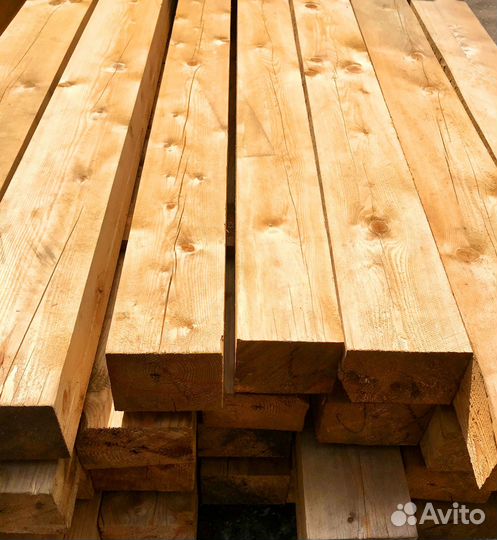 Надежный брус строганный лиственница по индивидуал