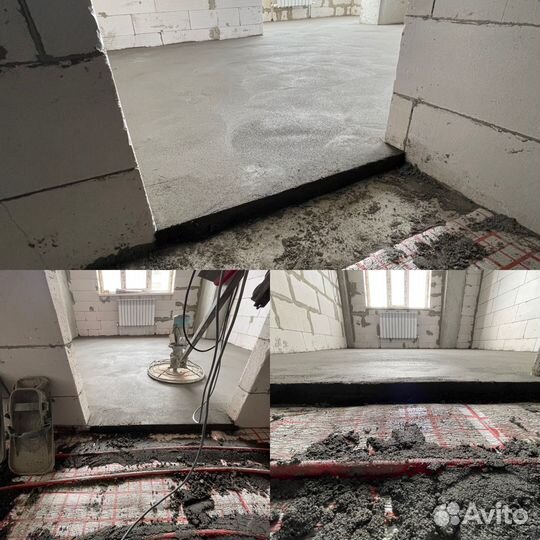 Полусухая стяжка пола