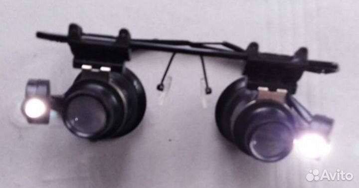 Очки для мелкого ремонта деталей с подсветкой